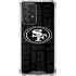 NFL San Franciso 49ers Black & White Galaxy A52 5G Clear Case
